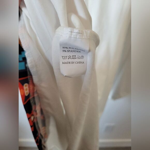 Aztec Tribal Dress Ceremonial Colorful Southwestern Bohemian Retro 70s XXL - Picture 15 of 15